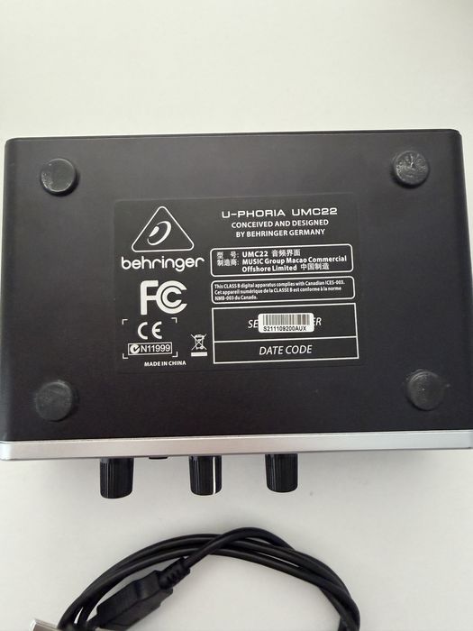 UMC22 - UCB, Audio Interface
