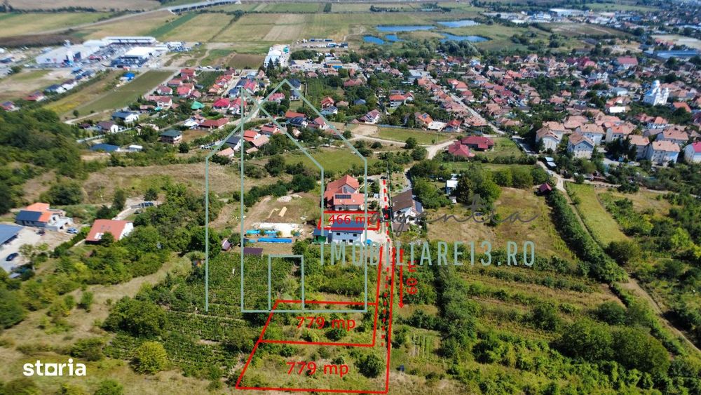 De Vanzare 3 Parcele Teren Intravilan – Str. Gheorghe Doja, Aiud