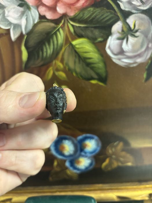 Accesoriu lant  Cap Buddha 18k