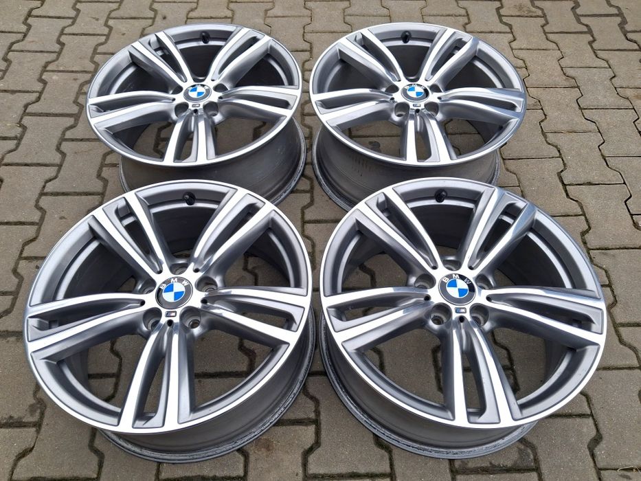 Jante BMW M pe 19 Diamond Cut originale 3 F30 4F32 roti anvelope jenti