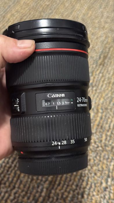 Obiectiv Obiective canon 24 70 ii f 2.8 super condiție