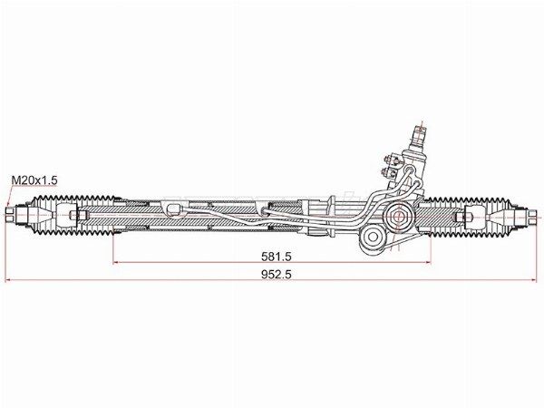 Рейка рулевая Toyota 4runner
