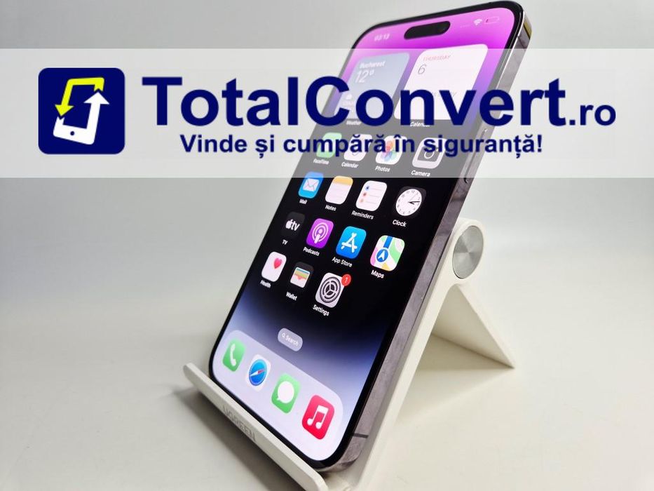 Apple iPhone 14 Pro Max 256GB Deep Purple, Garantie 24 luni | #D88272