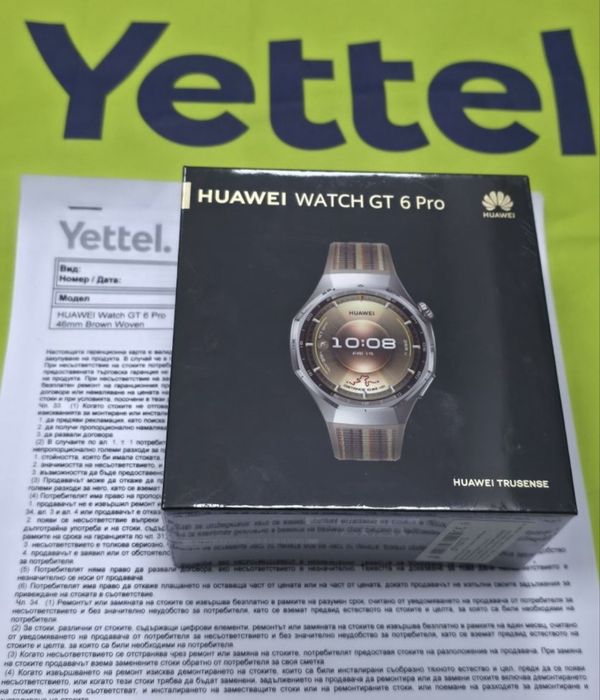 НОВ Huawei Watch GT 6 Pro 24м. Yettel