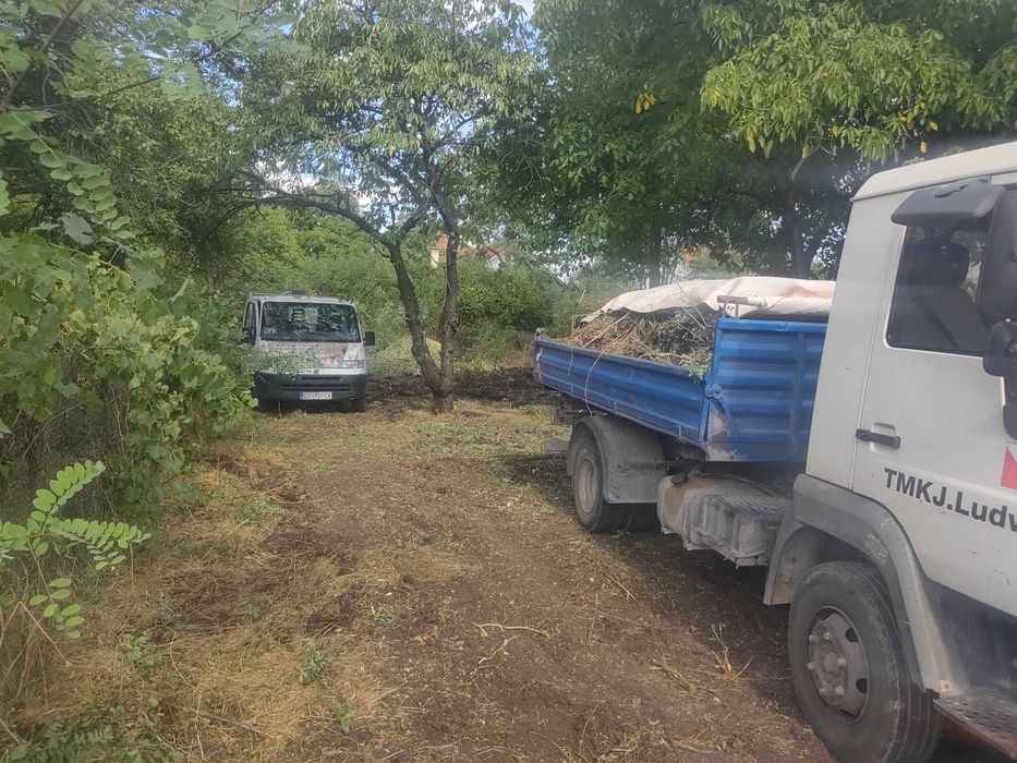 Дробилка за клони. Почистване на запустели терени и дворове