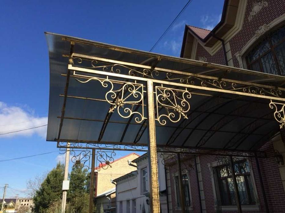 Навес в сад, naves, КОЗЫРЕК. Решётка, лексан