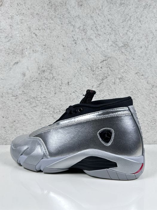 Air Jordan 14 Retro Low Metalic Silver