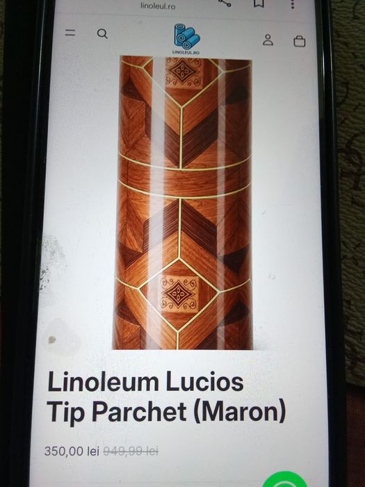 Linoleu Lucios 2m lat x 20 m lung, 1,20 mm grosScutece pentru copiii