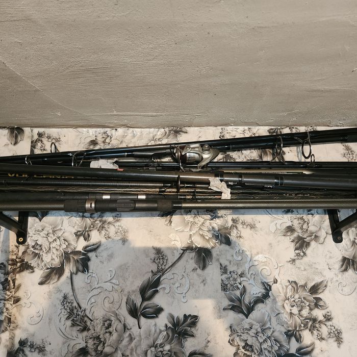 Сигнализатори със стойка две въдици на диамант на един риболов  4 либр