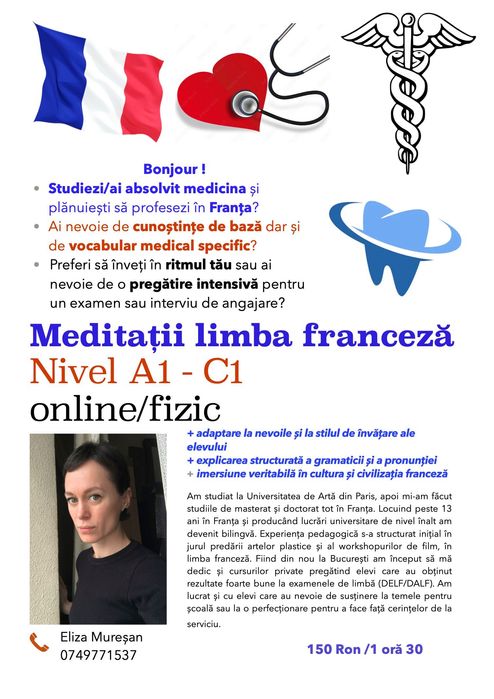 Meditații limba franceză : medicină