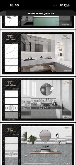 Plitka kafellar keromagranit. Skalad