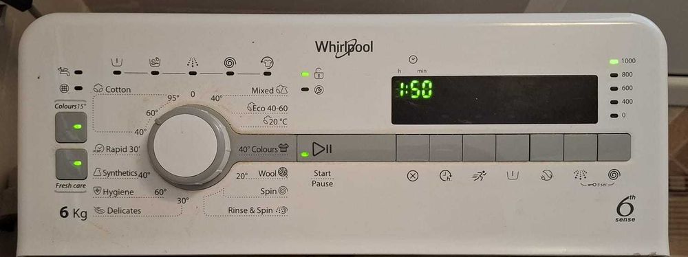 Placă bază masina spălat rufe Whirpool 6 sense, perfect funcțională