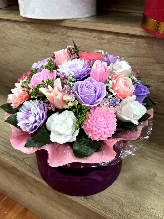 Совунли гуллар, цветы из мыла