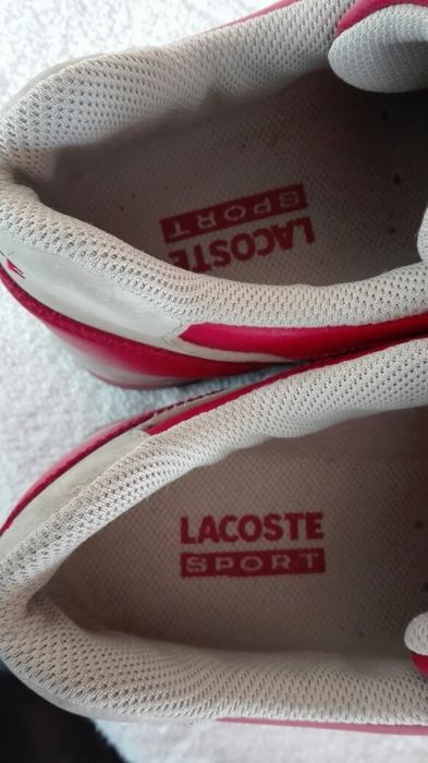 Adidași noi Lacoste nr 39,5 piele