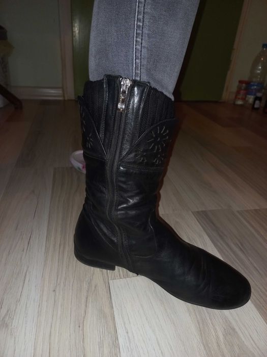 Ботуши от естествена кожа