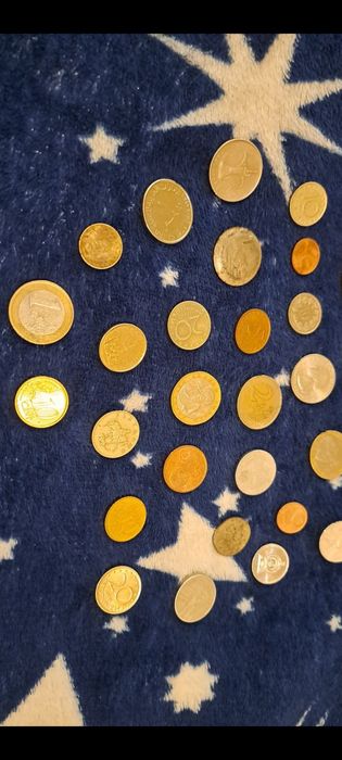 Colecție monede vechi si noi