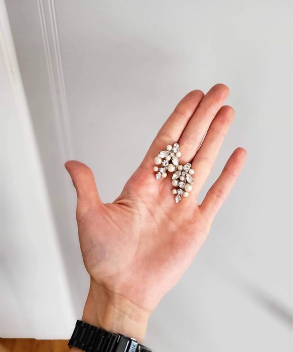 Diadema si cercei mireasa