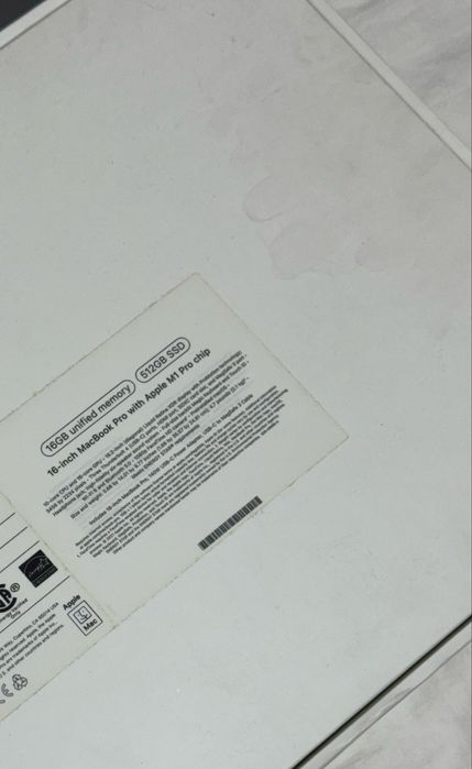 MacBook M1 Pro 16/512