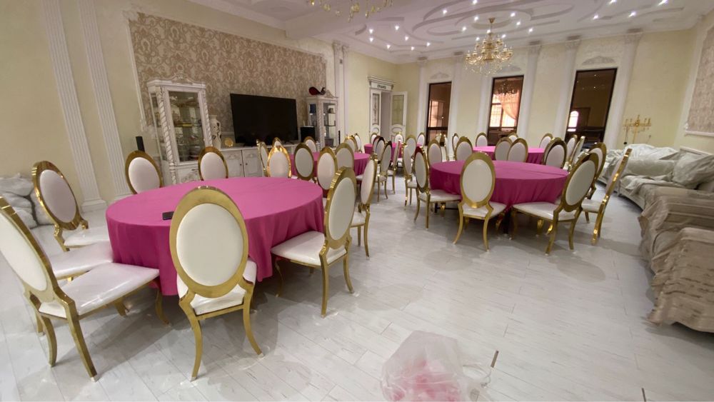 Прокат столов стулья посуды