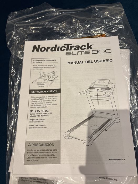 Banda alergat nordictrack elite 900