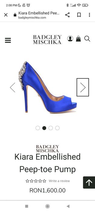 NOU Pantofi eveniment ocazie Badgley Mischka