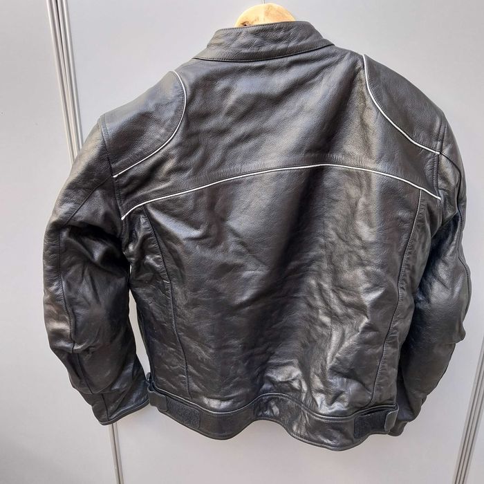 НАЙ ДОБРАТА ОФЕРТА Мъжко рокерско кожено яке с протектори Crivit sport