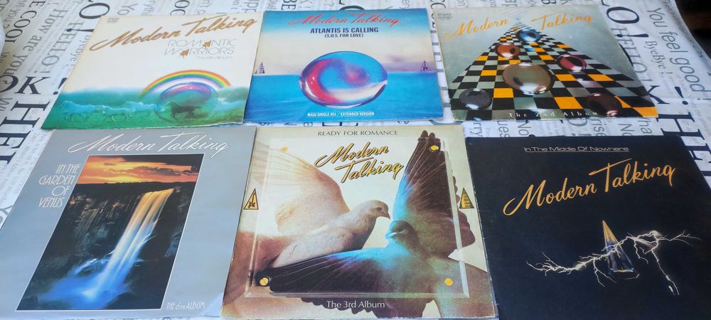Продавам колекция от 6 грамофонни плочи на Modern Tolking издания на „Балкантон“ от 80-те години.