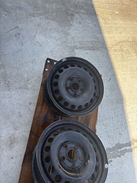 Set 4 jante tablă R15 5x112 OEM VW / Skoda / Seat / Audi