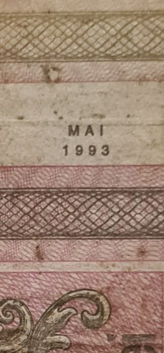 Bancnotă 1000 lei din 1993, serie limitată