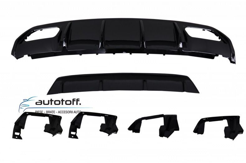 Difuzor bara spate Mercedes W176 A-Class Facelift (2015+) AMG A45 Design