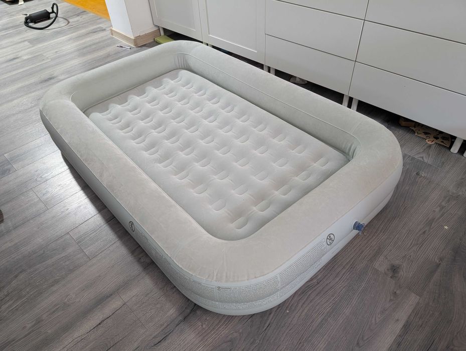 Saltea gonflabila pentru copii, Intex, 168x107x25 cm, cu pompa