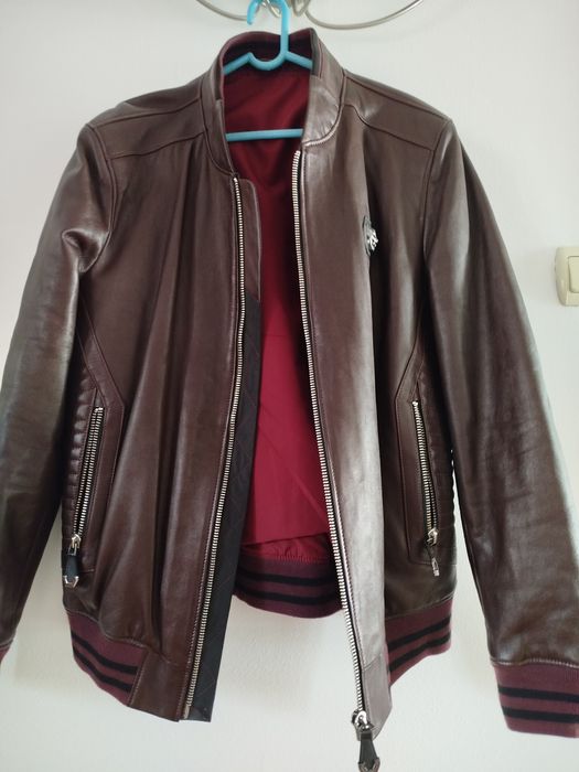 Geaca piele Philipp Plein