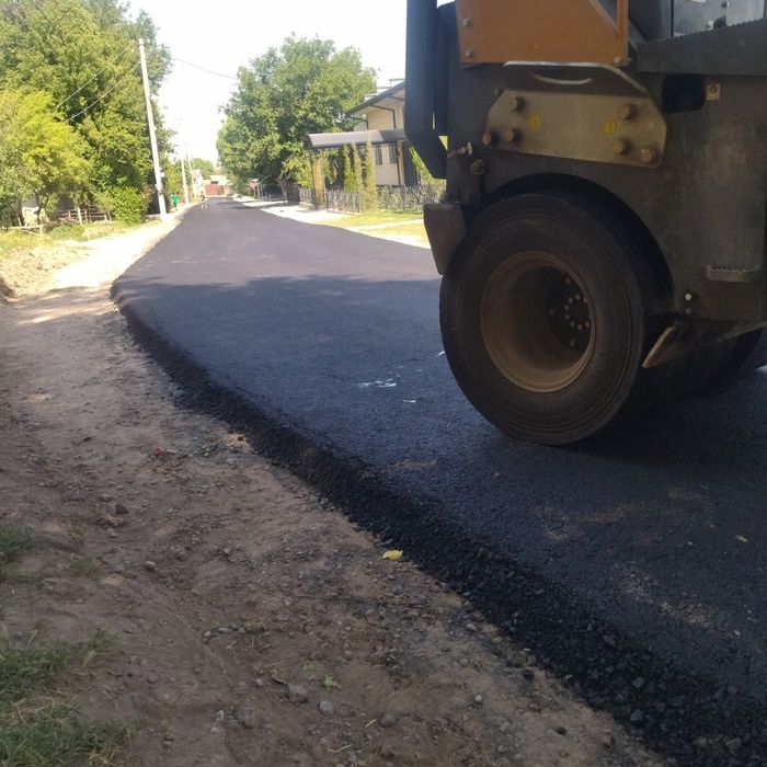 Асфальт килиш ва латок установка