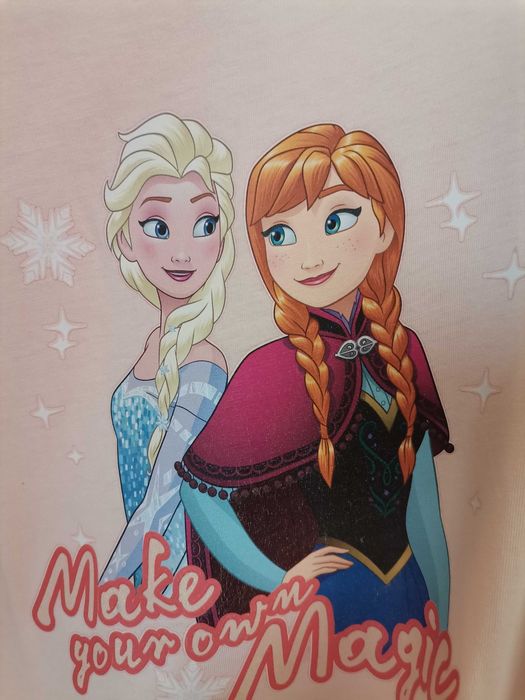 Детски рокли с Елза и Анна, размер 140, 2 броя