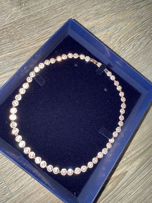Colier Swarovski Gold si Rose Gold