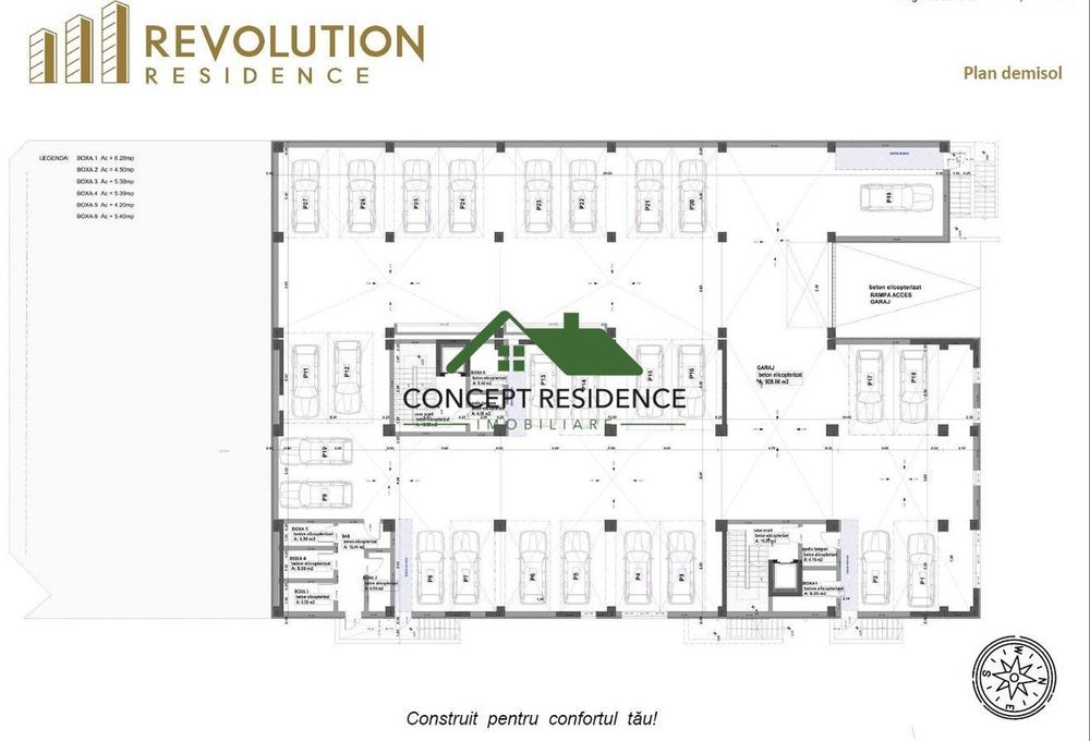 Apartament 1 cameră | 41 mp | Revolution Plaza Tower III