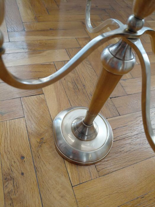 Стар метален свещник за 5 свещи