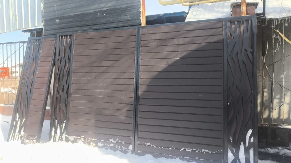 Ворота на улицу распашные новые в наличии