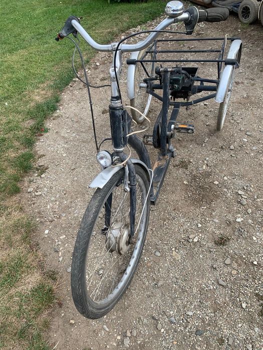 triciclu  pe benzina si electric