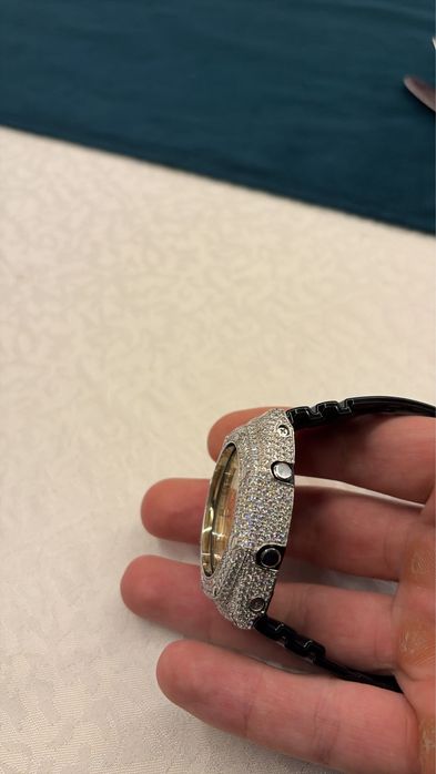 Ceas sport G-Shock cu diamante & argint