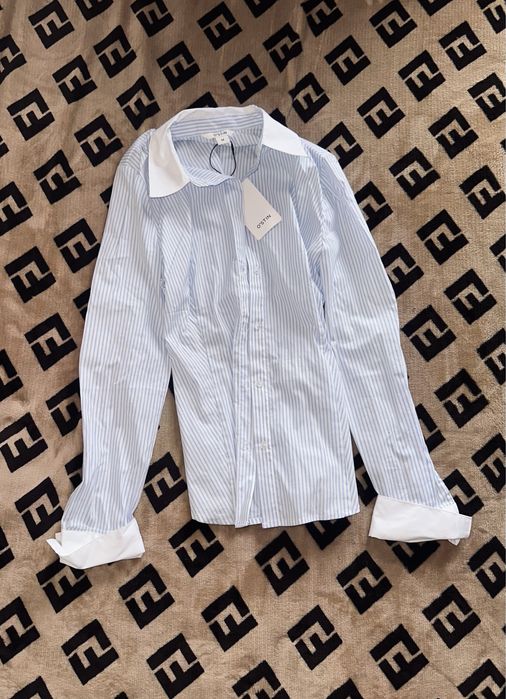 Новая трендовая рубашка катон с этикеткой приталенная