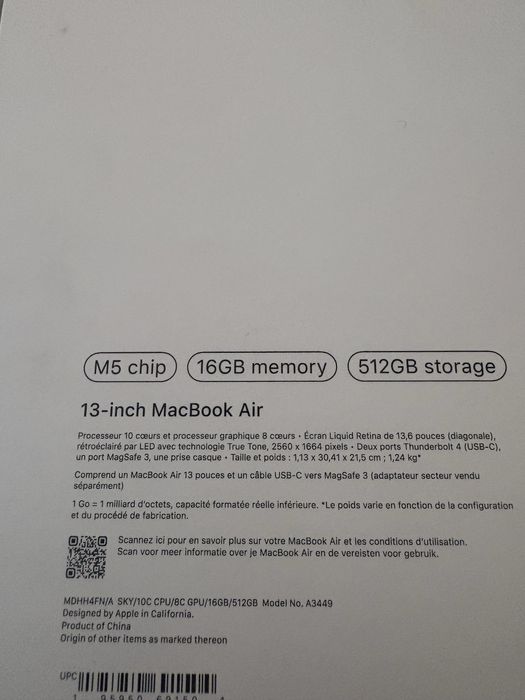 MacBook Air 13 M5