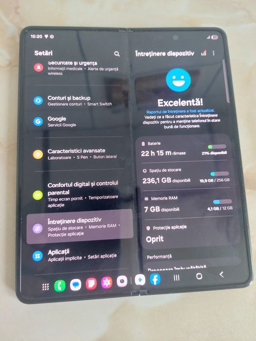 [Fold3] Vând Samsung Galaxy Z Fold 3 5G de 256GB (pentru placă) //poze reale