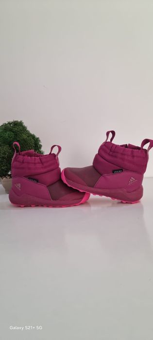 Ghete copii Adidas cold.dry  roz, iarnă, impermeabile comozi, marimea 26
