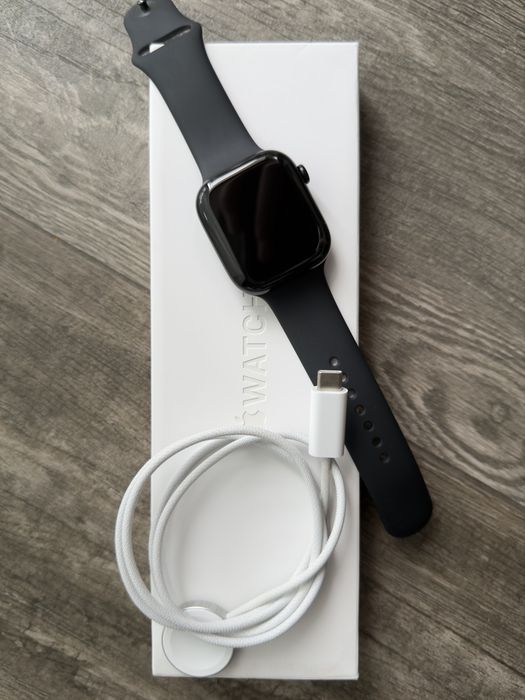 Ceas Apple Watch Series 10 GPS 46 mm Jet Black, Battery Health 100%, Garanție Apple până în 23.11.2026, Ca Nou