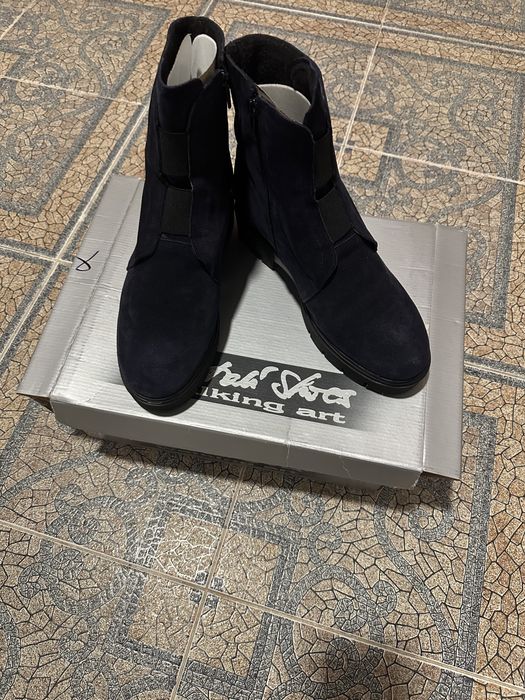 Ghete casual dama - piele naturala