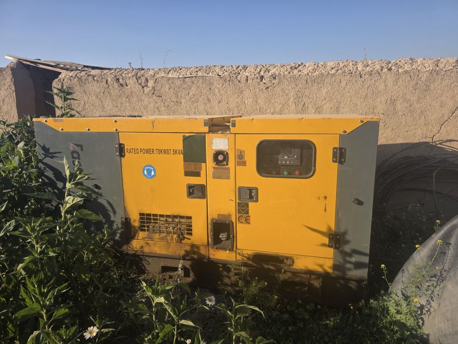 Dizel generator 70 kW (87.5 kVA) deyarli yangi sotiladi