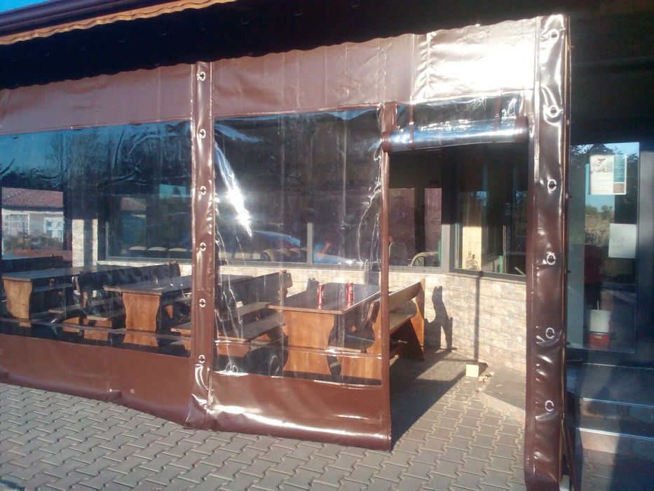 Ветроупорни завеси , тенти , покривала