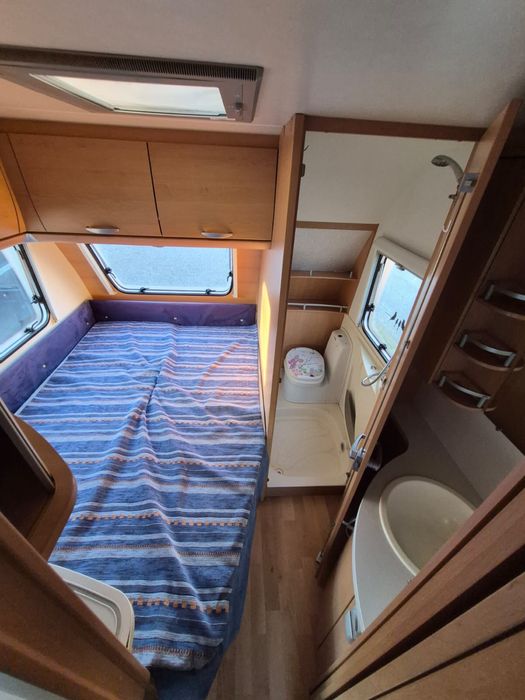 Rulota Knaus Sudwind 500,an2007,4-5 pers,Mover,fransbed,baie