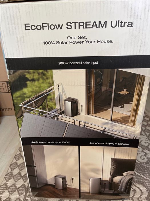 Centrala fotovoltaica ECOFLOW Stream Ultra, 1.92kWh